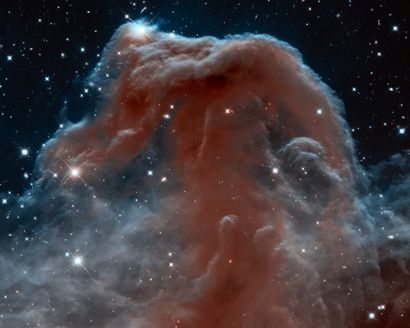 NASA NASA. HUBBLE. The Horsehead Nebula is located in the Orion Constellation, 5...