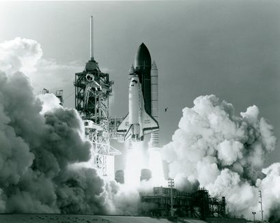 NASA NASA. Nice takeoff of the space shuttle. Circa 2000.period chromogenic print...