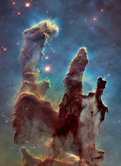NASA Nasa. LARGE FORMAT. The HUBBLE space telescope has revisited the famous Pillars...