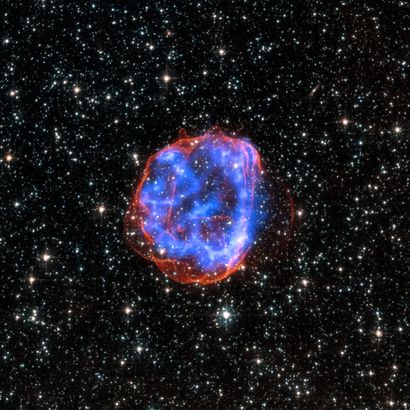 NASA Nasa. BIG FORMAT. When a huge star exploded in the Large Magellanic Cloud, a...