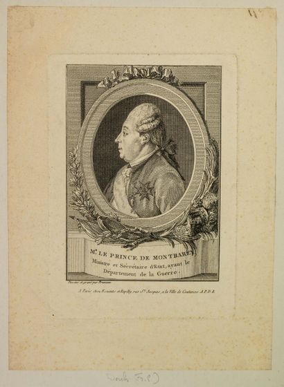 null Alexandre de SAINT-MAURIS-MONTBARREY, Prince de MONTBARREY, Lieutenant-Général,...