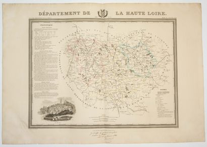 null Carte : « Département du LA HAUTE LOIRE. » Atlas des Départements de la France....