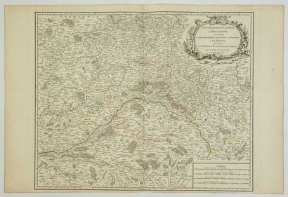 null ORLÉANAIS, LA BEAUCE. Carte de 1753 : « Gouvernement général d’Orléanois où...