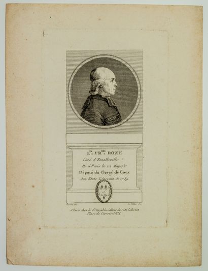 null Louis François ROZÉ Curé de MALLEVILLE (Eure), Député du Clergé de CAUX aux...