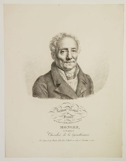 null Antoine MONGEZ, de l’Institut royal de France. (Lyon (69) 1747 – Paris 1835)...
