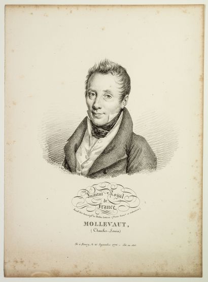 null Charles Louis MOLLEVAUT, de l’Institut Royal de France. Élu en 1816 (NANCY (54)...