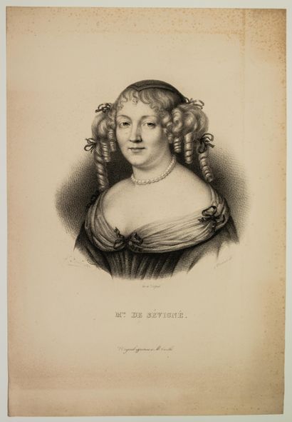 null Madame de SÉVIGNÉ (Marie de RABUTIN-CHANTAL, dit) Écrivaine (Paris 1626 – Château...