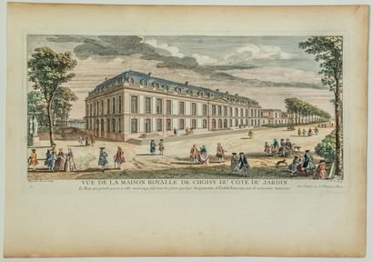 null Château de CHOISY-LE-ROI. VAL DE MARNE. Gravure XVIIIe s : « Vue de la Maison...