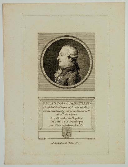 null SAINT DOMINGUE. Jean François Comte de REYNAUD, Maréchal des Camps et Armées...