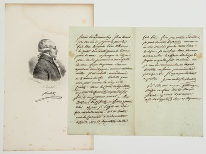 null Jean François REUBELL (1747 – 1807) Conventionnel du HAUT-RHIN. Lettre autographe...