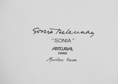 null Sonia DELAUNAY (1885 – 1979) & ARTCURIAL (éditeur)

	Suite de quatre assiettes...