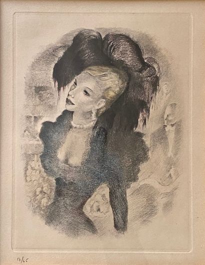 null Mariette Lydis (1894-1970)

Portrait d’une élégante

Gravure non signée et numérotée...