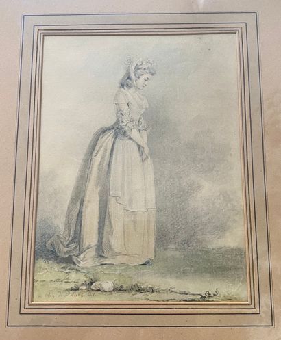 null Ecole française du XIX° siècle

Portrait de femme

Crayons de couleur

22,5...