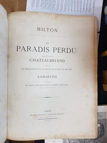 null Milton - Le paradis perdu

Traduction de Chateaubriand précédé des réflexions...