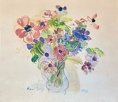 null Raoul Dufy (1877-1953), d’après

Bouquet de soucis

Lithographie sur papier...