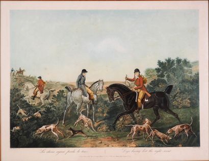 null Carle Vernet (1758-1836), d'après

Paire de gravures : La chasse au renard et...