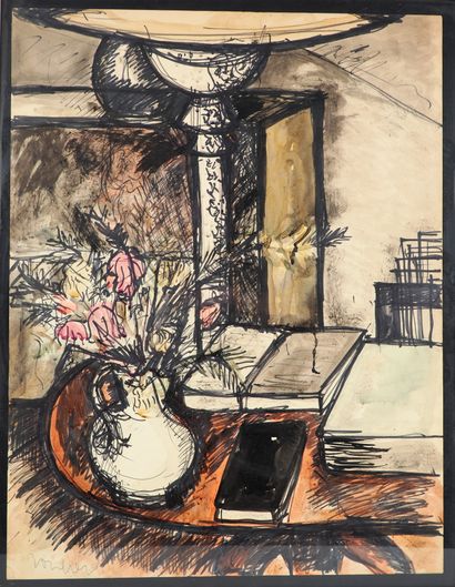 null Marcel Mouloudji (1922-1994)

Le bouquet de fleurs

Technique mixte sur papier,...