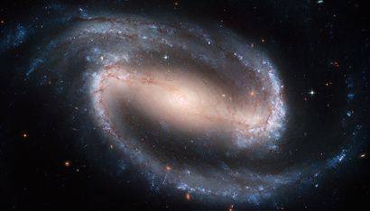 NASA NASA. GRAND FORMAT. Une parfait photographie d'une galaxie complète réalisée...