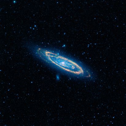 NASA Nasa. GRAND FORMAT. Une exceptionnelle vue intégrale de la galaxie d'Andromède...