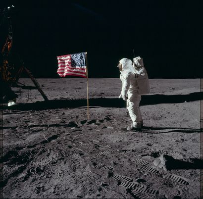NASA Nasa. LARGE FORMAT. Apollo 11 mission. Probably the most famous of all the salutes...