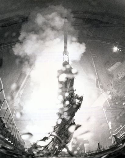 NASA NAsa. Liftoff of the Saturn V rocket on November 14, 1969 carrying the crew...