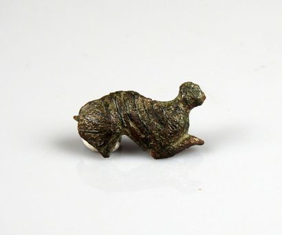 null Fibula representing a hare

Tinned bronze 2.5 cm

Roman period 2nd-3rd cent...