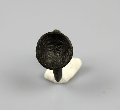null Secret ring with a male figure in the bezel

Could be a Christian ring, with...