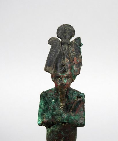  Osiris portant les instruments aratoires et la couronne atef 
Provenance : Galerie...