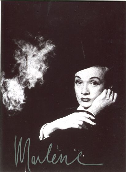 Marlène DIETRICH (1901-1992), chanteuse et...
