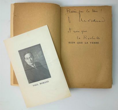 null Paul MORAND (1888-1976), diplomate et écrivain de l’Académie française : « Rien...