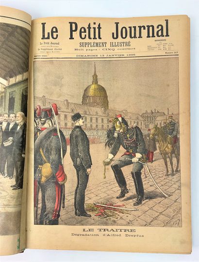 null AFFAIRE DREYFUS – « Le petit Journal » (Supplément Illustré) : recueil de l’année...