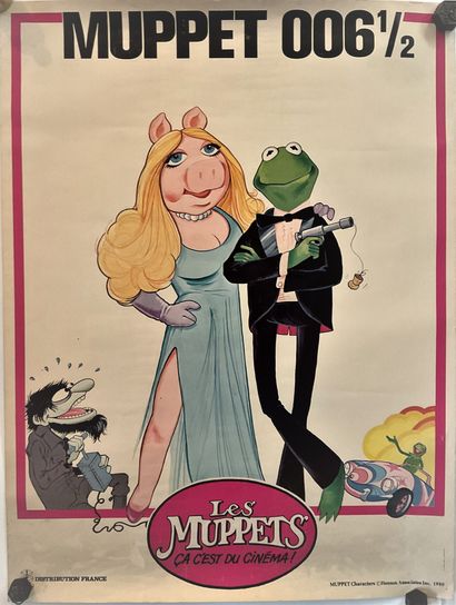  CINEMA - "Muppet 006 ½", American film by James Frawley: original vintage French...