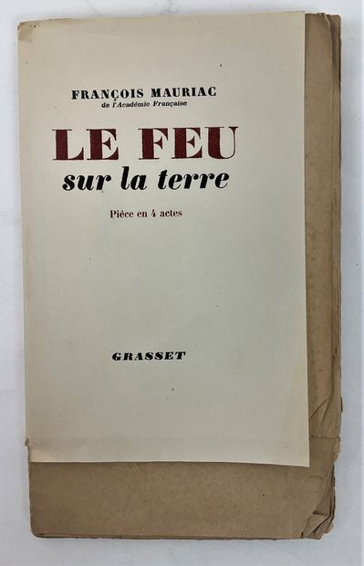 null François MAURIAC (1885-1970), writer, Nobel Prize of Literature in 1952. Original...
