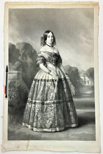 Duchess of MONTPENSIER :: large lithograph...
