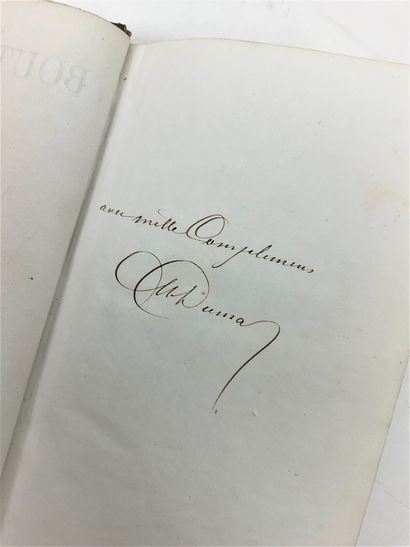 null Alexandre DUMAS Père : « Bouts rimés », Librairie du Petit Journal, EO 1865,...