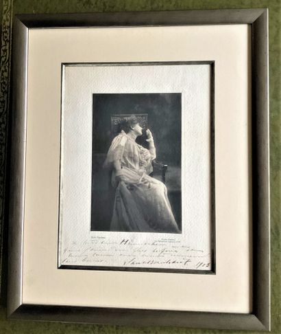 null Sarah BERNHARDT (1844-1923), la célèbre tragédienne : Grande photographie originale...