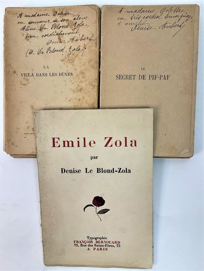 null Denise ZOLA (1889-1942), daughter of the writer Emile Zola, author under the...