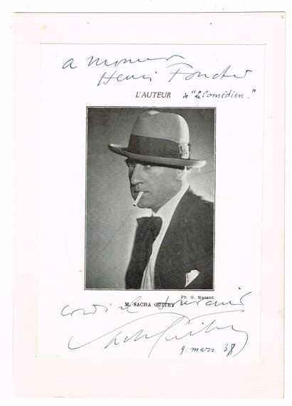  Sacha GUITRY (1885-1957), dramaturge, acteur et réalisateur : Page de programme...