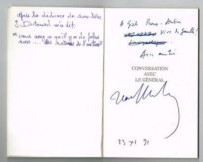  Jean DUTOURD (1920 - 2011), écrivain de l'Académie Française : lettre autographe...