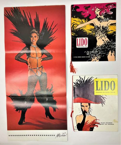 null MUSIC-HALL - Set of 4 LIDO programs : " Quelle Nuit ! (1964) ; " Grand Prix...