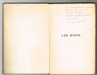 null Marcel JOUHANDEAU (Guéret 1888-1979), écrivain : « Les Miens », Gallimard 1942,...