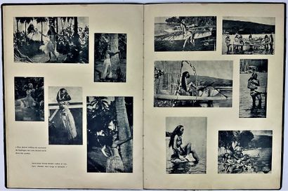 null AVISO AMIRAL CHARNER – Campagne du Pacifique 1934-35 : Album (24,5 x 32,5 cm,...