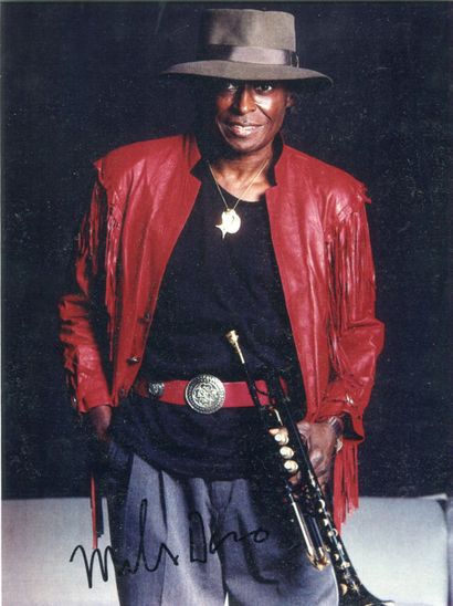 Miles DAVIS (1926-1991), trompettiste :  Rare...