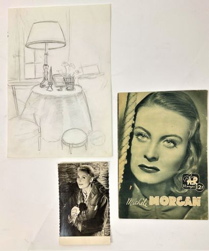 Michèle MORGAN (1920-2016), actress: Photo-card...