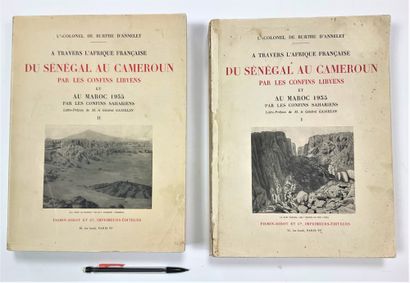 null AFRIQUE – « Du Sénégal au Cameroun par les confins libyens et au Maroc 1935...