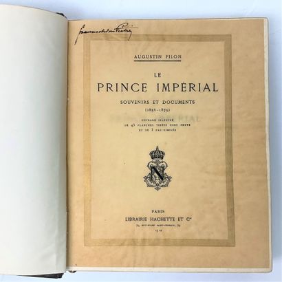  PRINCE IMPERIAL - Augustin FILON (1841-191, Preceptor of the Prince Imperial, he...