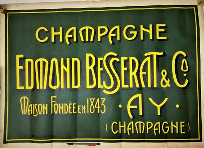 CHAMPAGNE - Edmond BESSERAT & Cie : Poster...