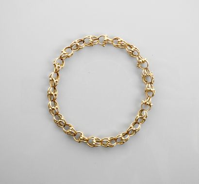 null Bracelet en or jaune, 750 MM, poids : 20,3gr. brut.