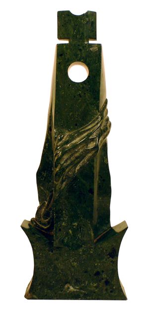 Georges BOISGONTIER (1931-2019) 
Divinité olympienne



Sculpture en marbre vert



Pièce...