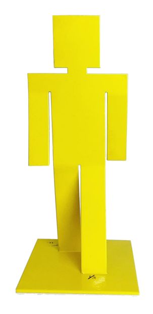 Sacha SOSNO (19372013) The Yellow Man, 2012
Steel and enamel paint
Signed, dated...